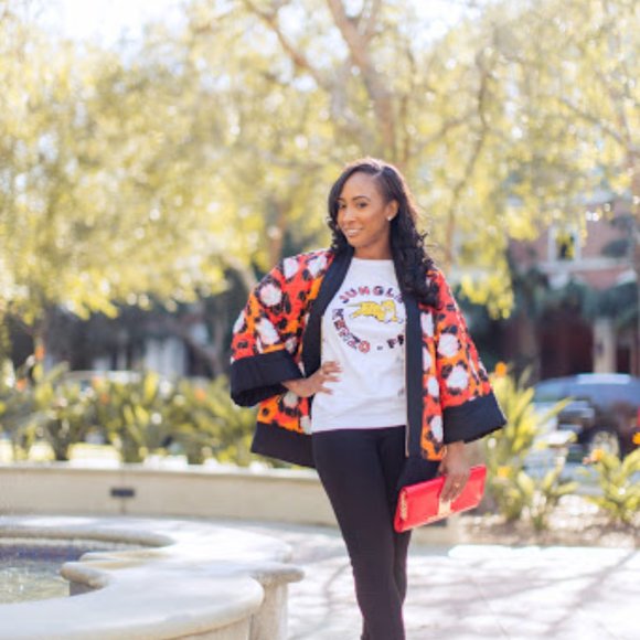 Kenzo x H&M Reversible Pure Silk Kimono Jacket - Picture 6 of 7